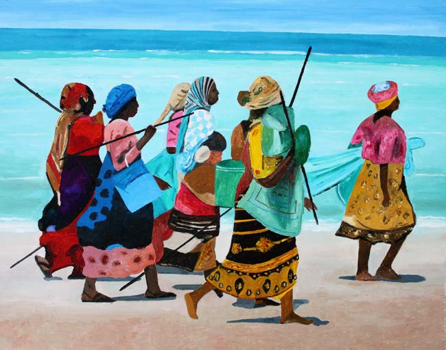 Women on Beach